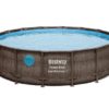 Bazén rámový s filtráciou rattan 4,88x1,22m 56725 Bestway www.69x.sk