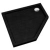 Vanička päťuhlová Black Stone 80x80x5 Espera AQM2397CST Schedpol www.69x.sk